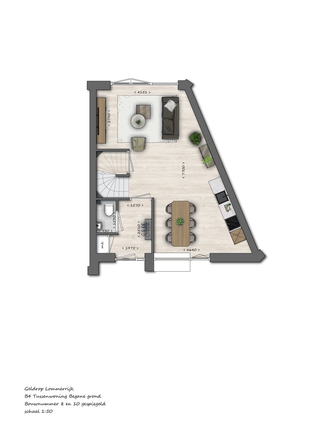 Foto 8 van 010 | B4 | Tussenwoning | Lommerrijk (Bouwnr. 10)