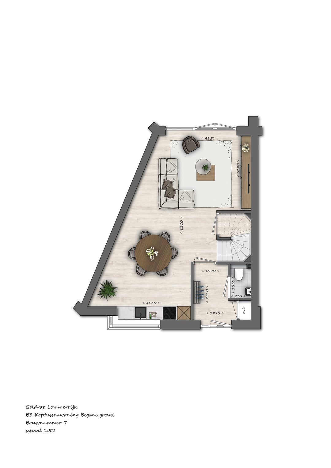 Foto 8 van 007 | B3 | Tussenwoning | Lommerrijk (Bouwnr. 7)