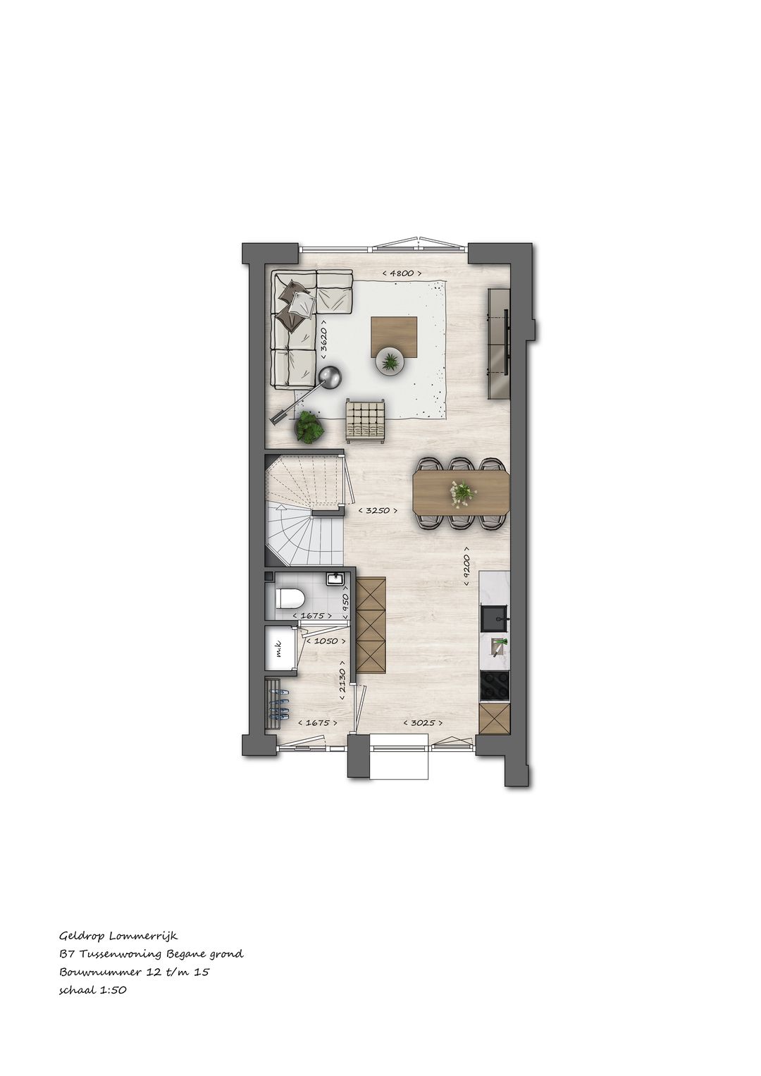 Foto 8 van 013 | B7 | Tussenwoning | Lommerrijk (Bouwnr. 13)