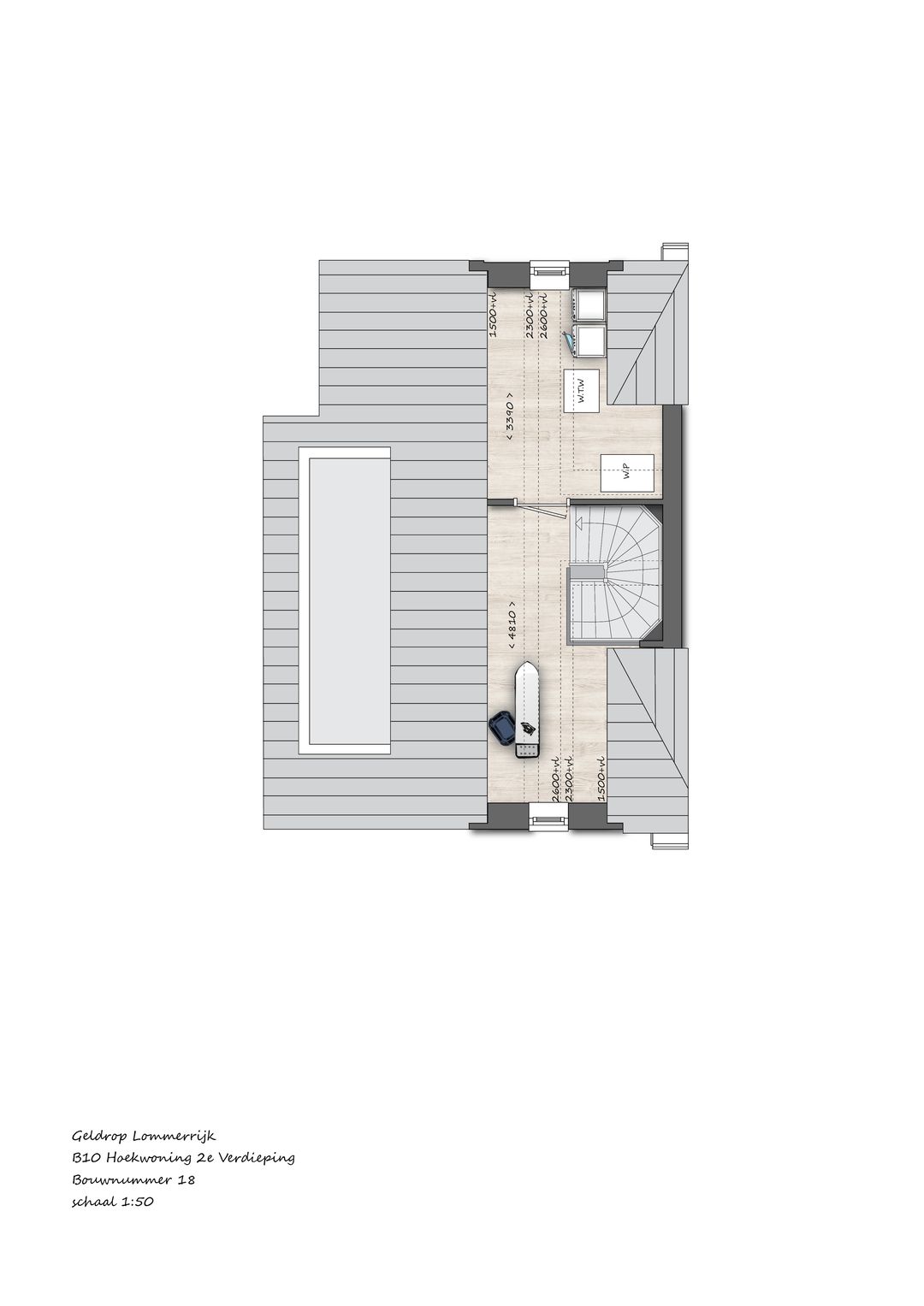 Foto 11 van 18 | Type B10 | Hoekwoning | Lommerrijk (Bouwnr. 18)