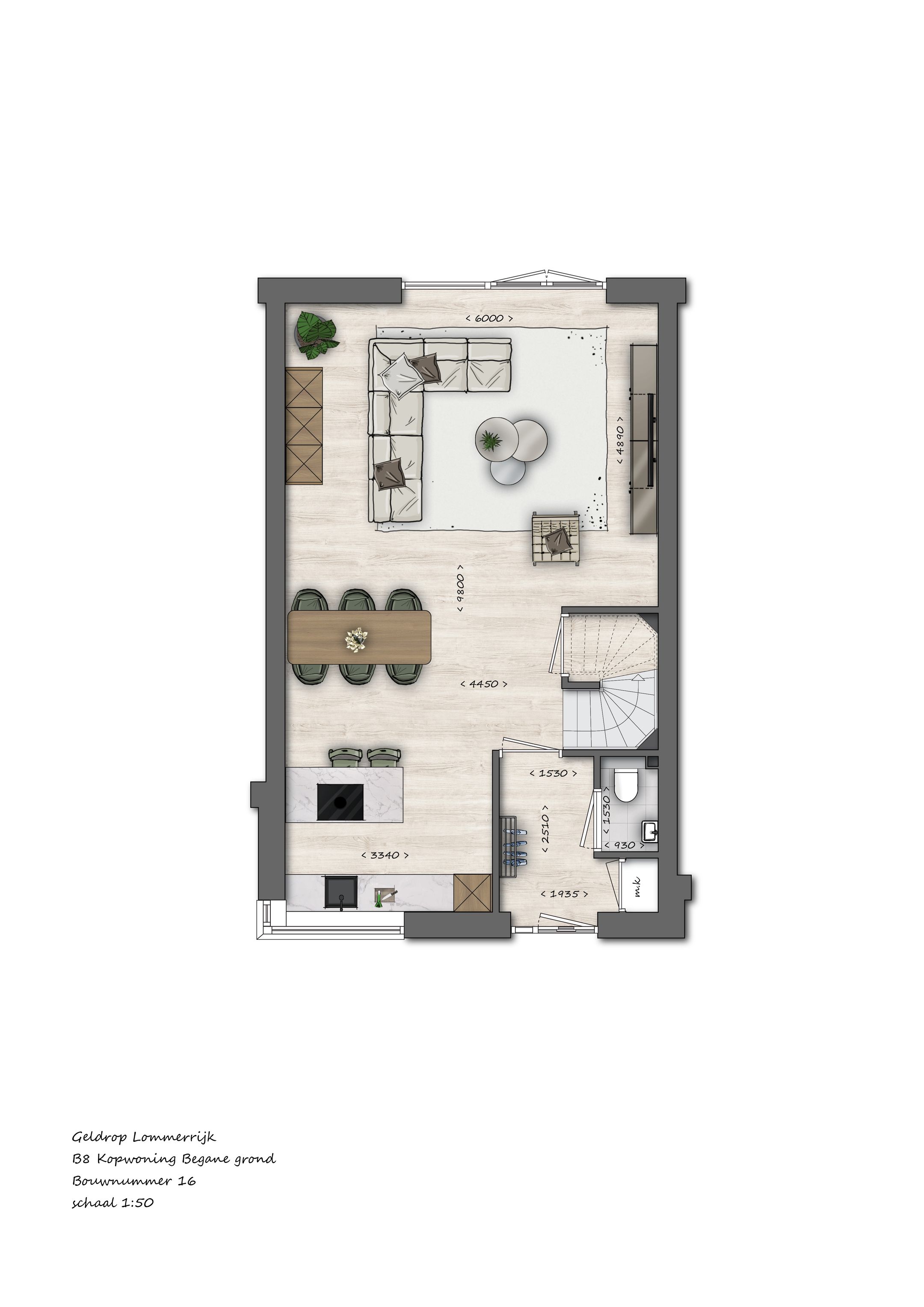Foto 9 van 016 | B8 | Tussenwoning | Lommerrijk (Bouwnr. 16)