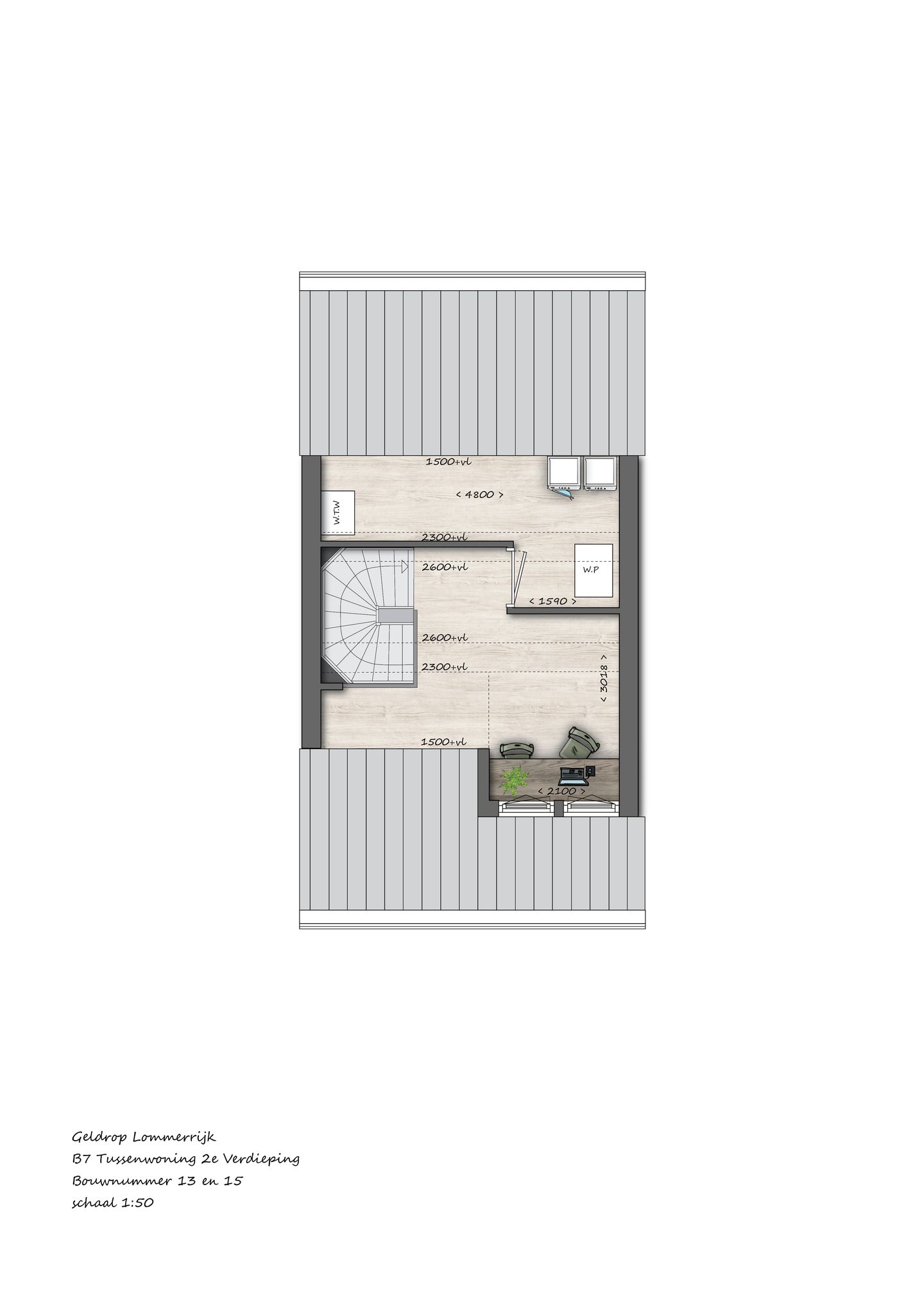 Foto 10 van 015 | B7 | Tussenwoning | Lommerrijk (Bouwnr. 15)