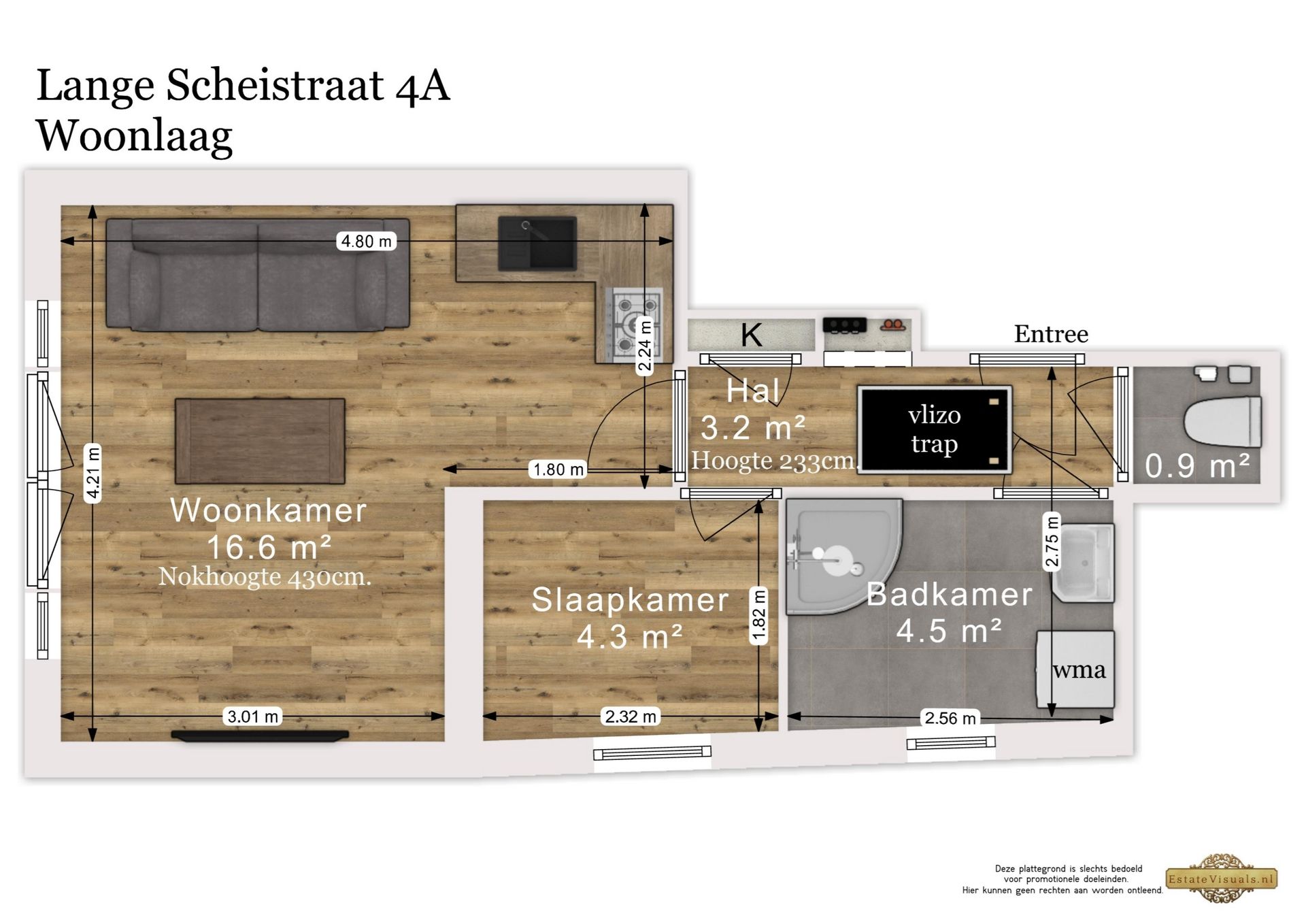 Foto 30 van Lange Scheistraat 4-A