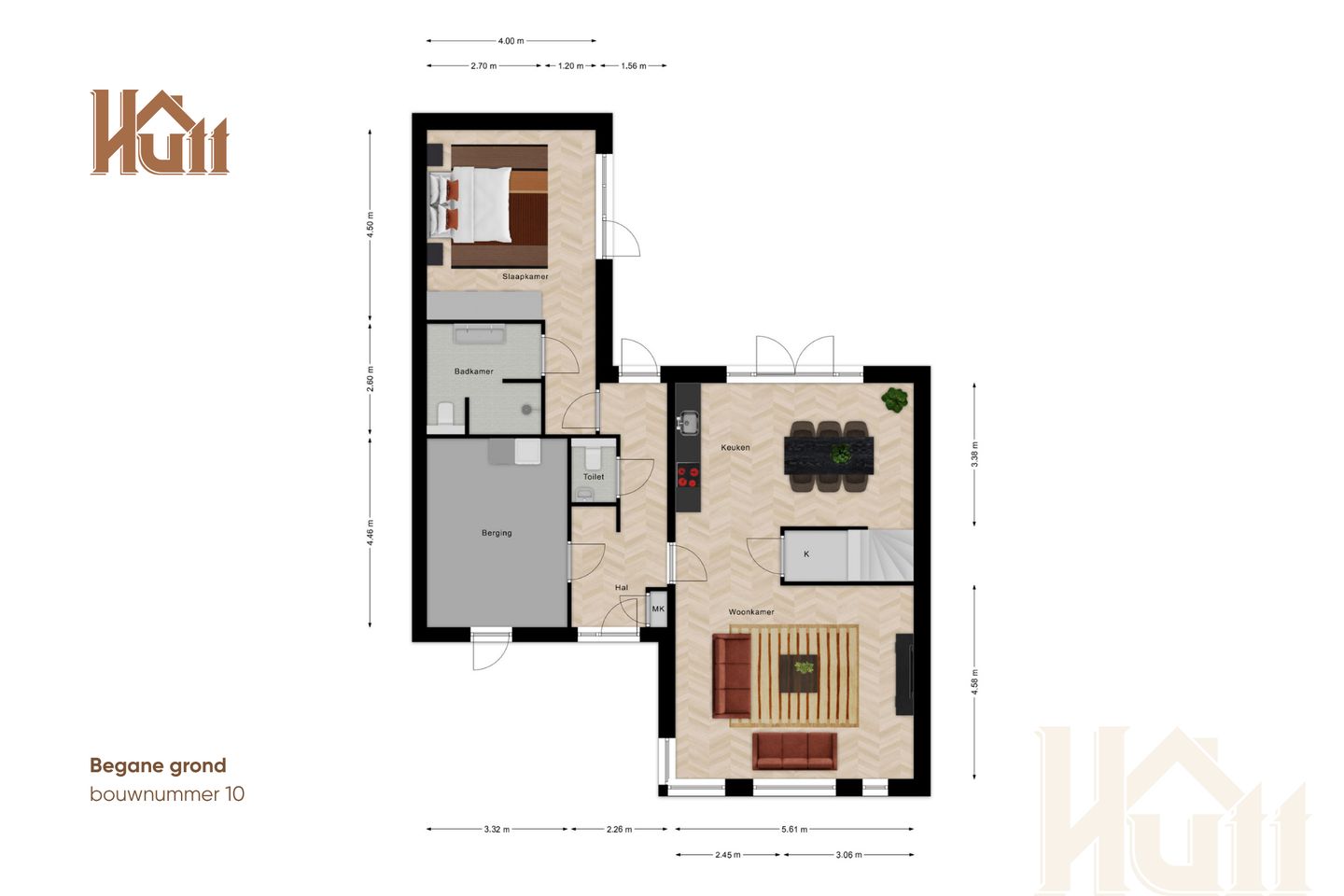 Foto 10 van Hutt Rossum - bungalow bouwnummer 10 (Bouwnr. 10)