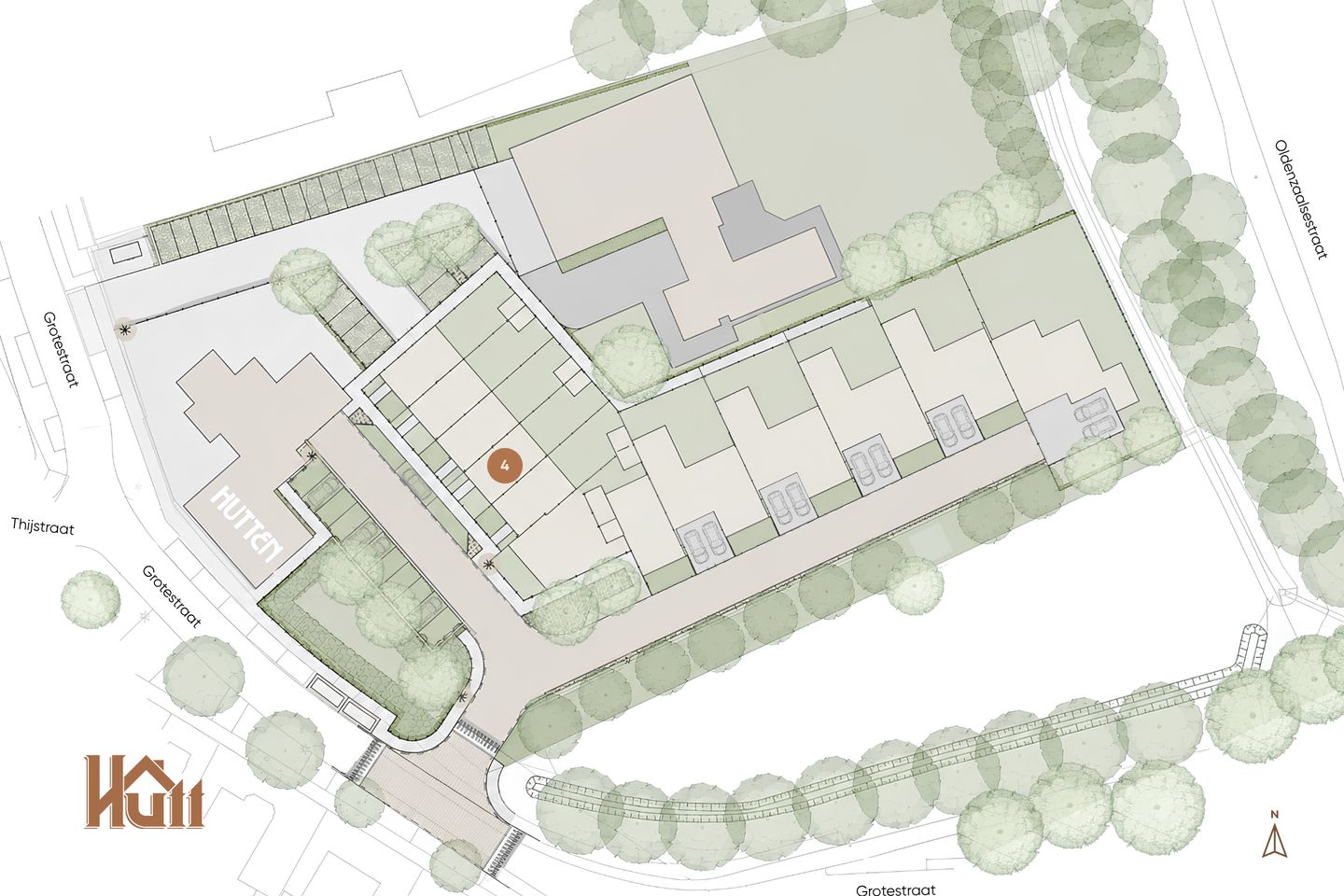 Photo 14 of Hutt Rossum - rijwoning bouwnummer 4 (Bouwnr. 4)