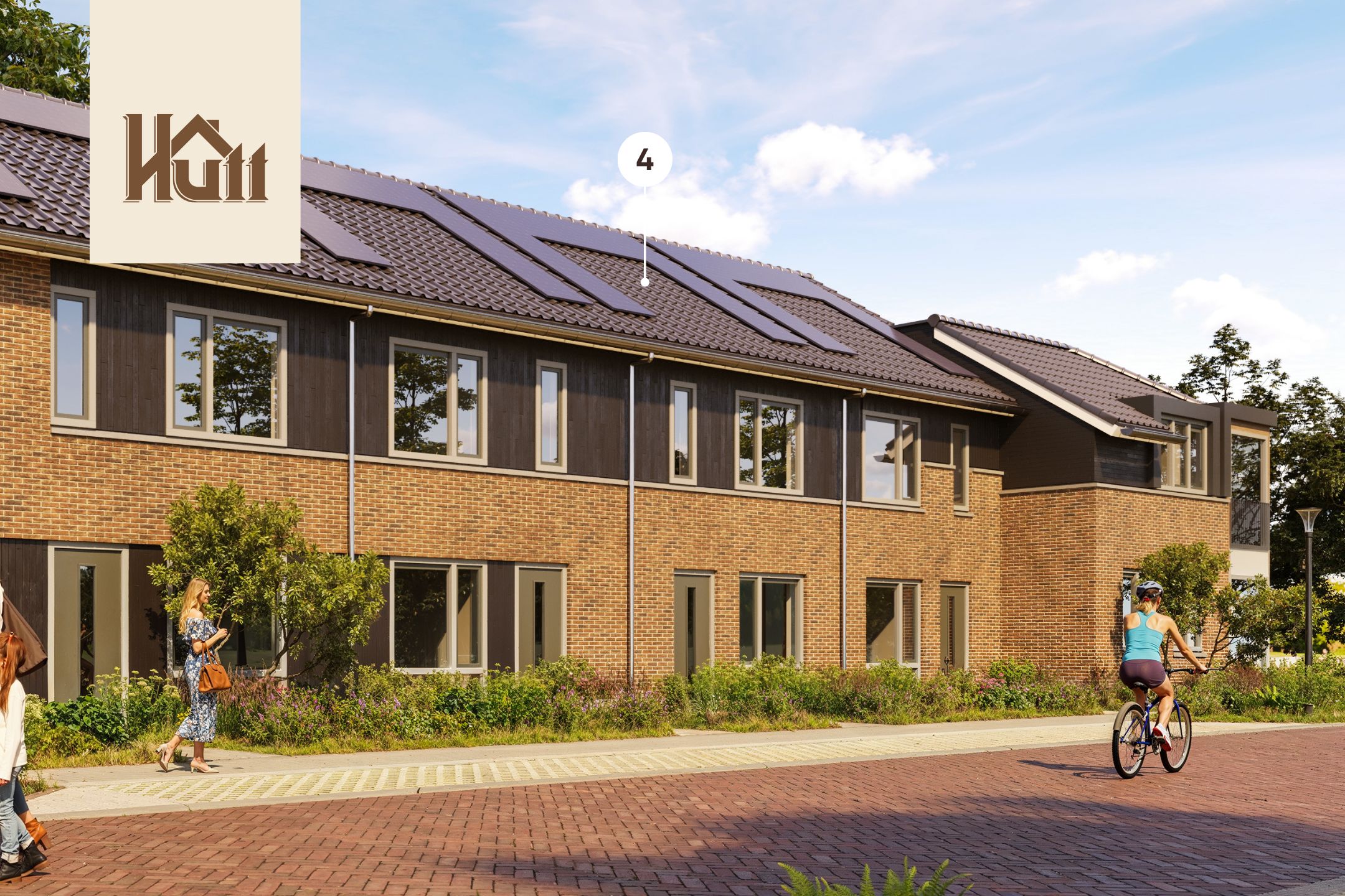 Hutt Rossum - rijwoning bouwnummer 4 (Bouwnr. 4)  false