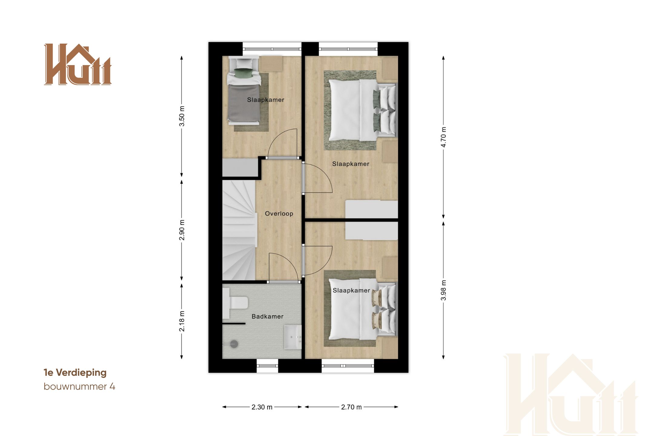 Photo 12 of Hutt Rossum - rijwoning bouwnummer 4 (Bouwnr. 4)