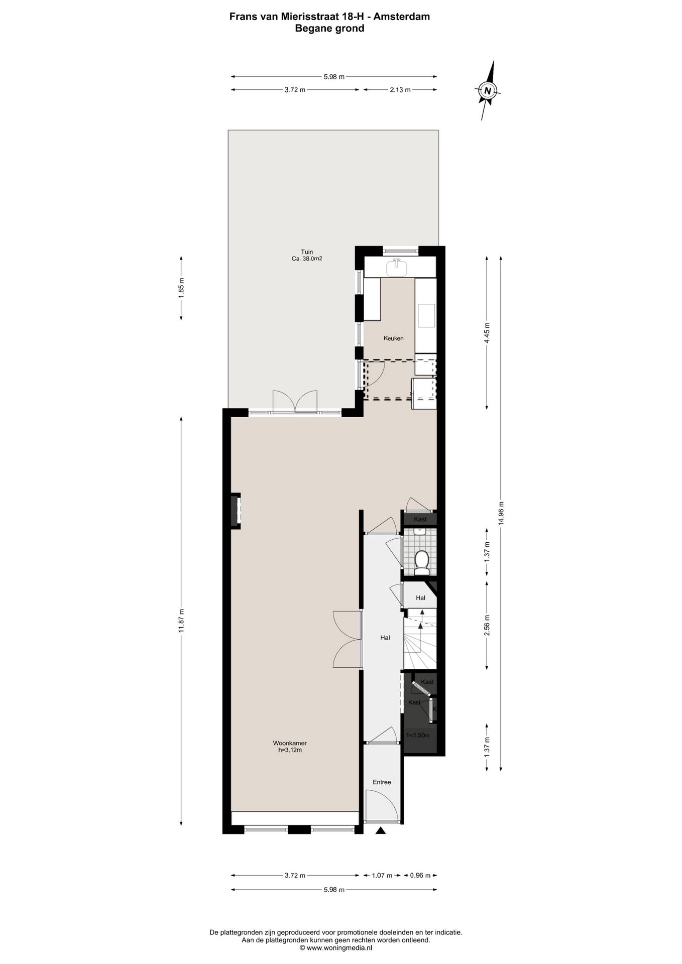 Foto 54 van Frans van Mierisstraat 18-H