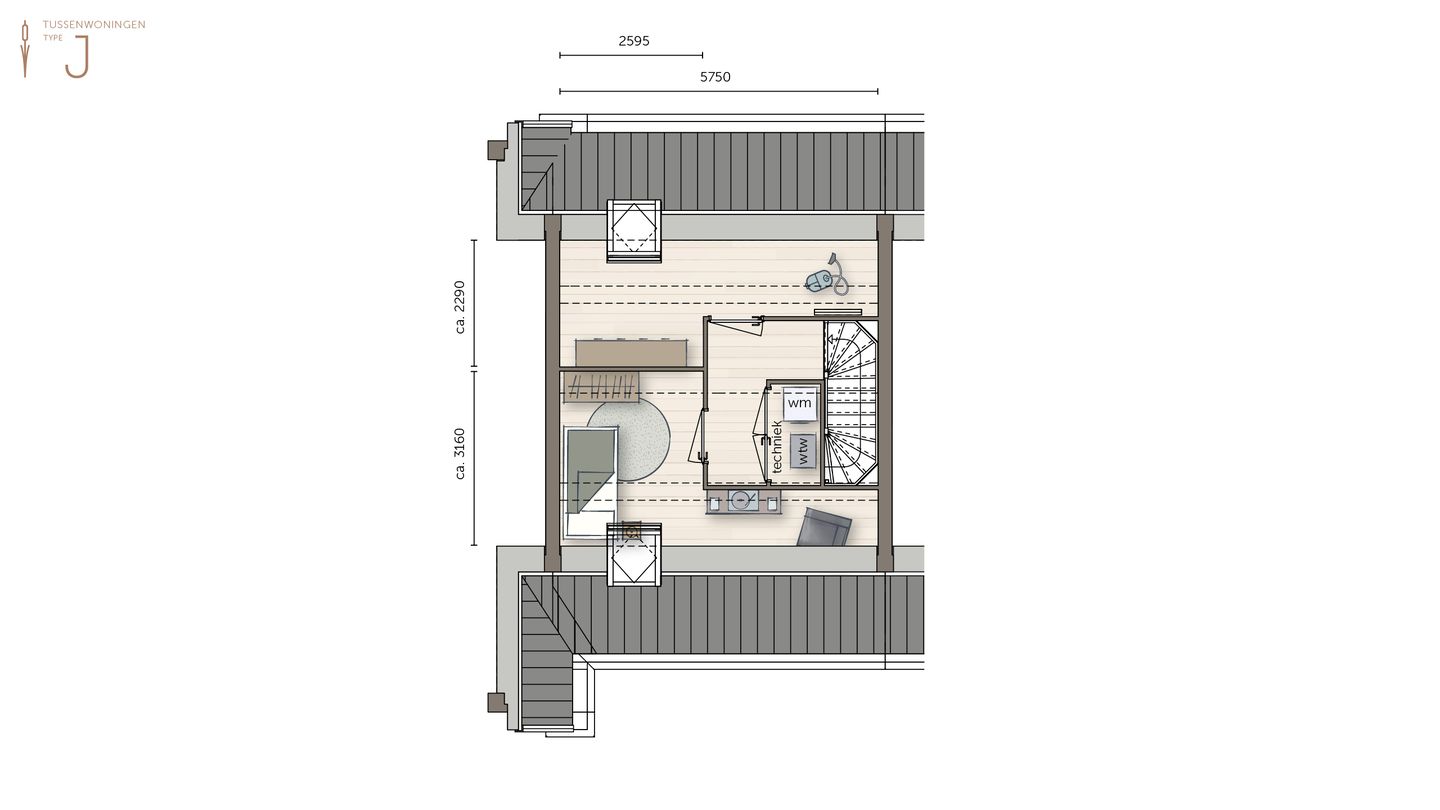 Foto 4 van Tussenwoning (Bouwnr. 27)