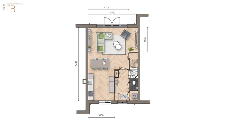 Foto 2 van Tussenwoning (Bouwnr. 13)