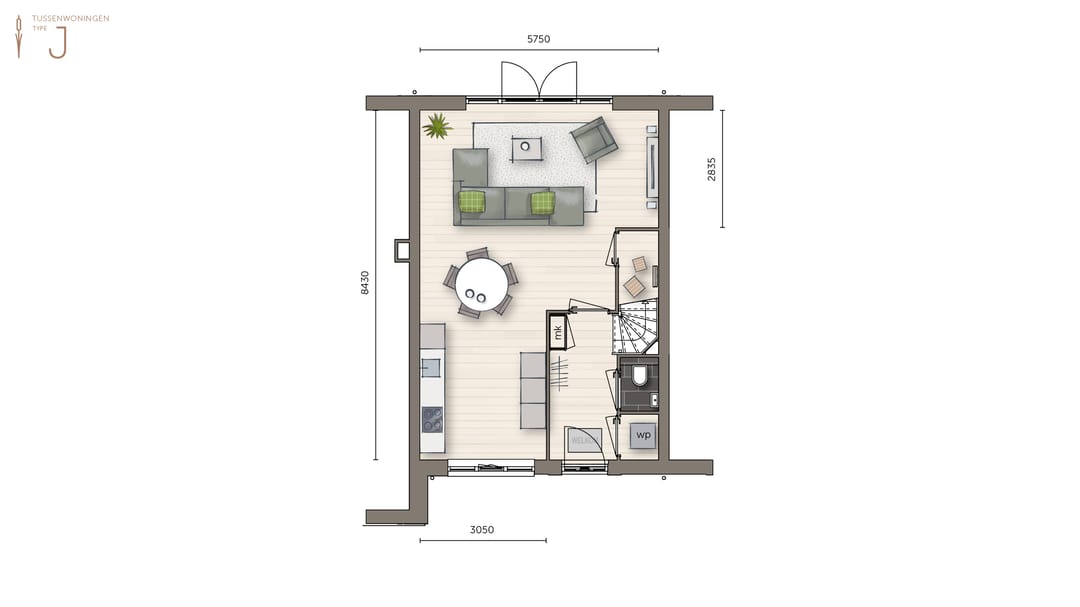 Foto 2 van Tussenwoning (Bouwnr. 22)