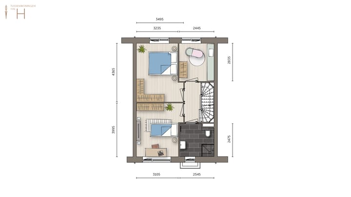 Foto 3 van Tussenwoning (Bouwnr. 31)
