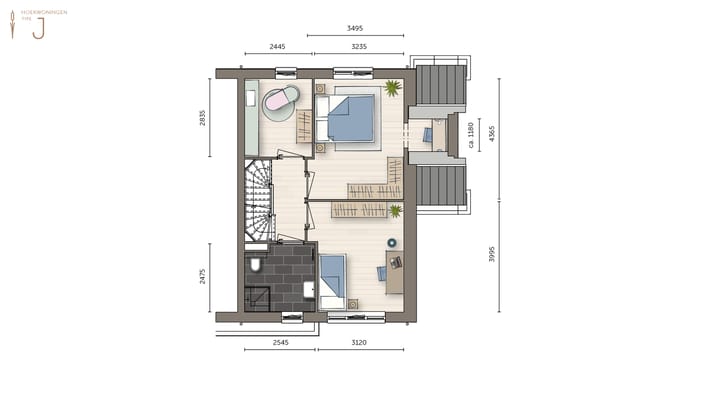 Foto 3 van Hoekwoning type 1 (Bouwnr. 24)
