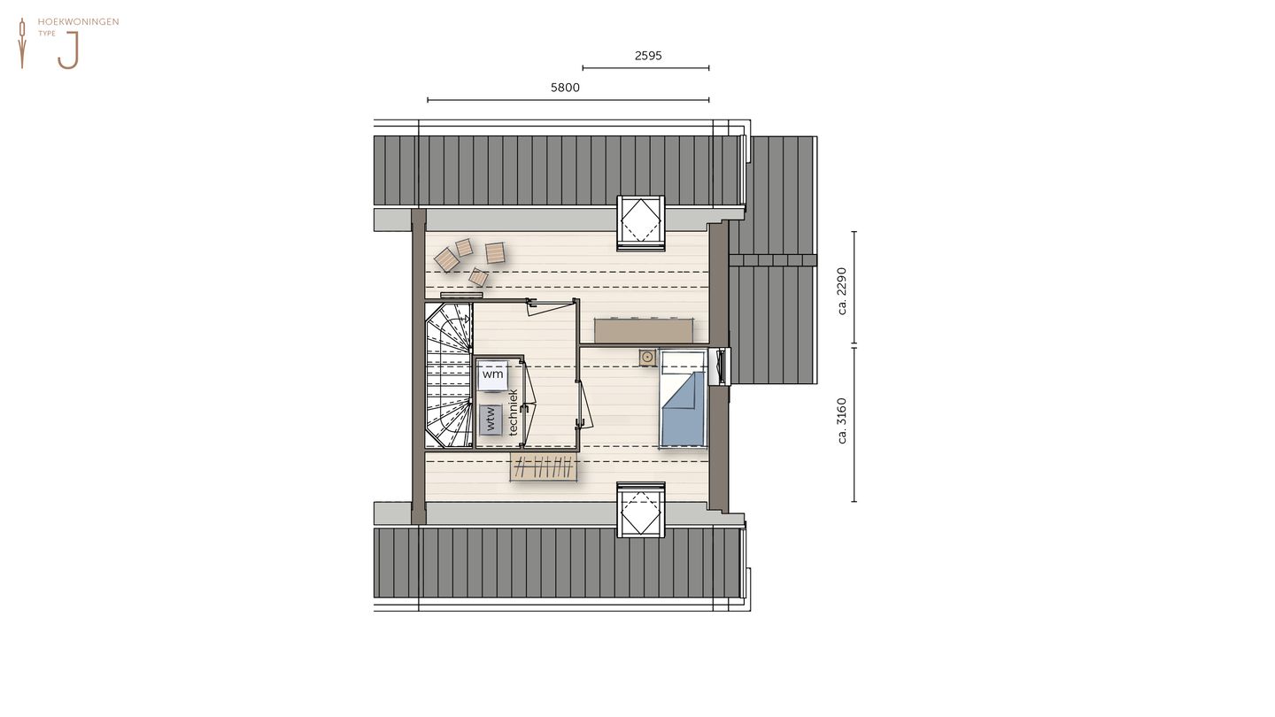 Foto 4 van Hoekwoning type 1 (Bouwnr. 25)