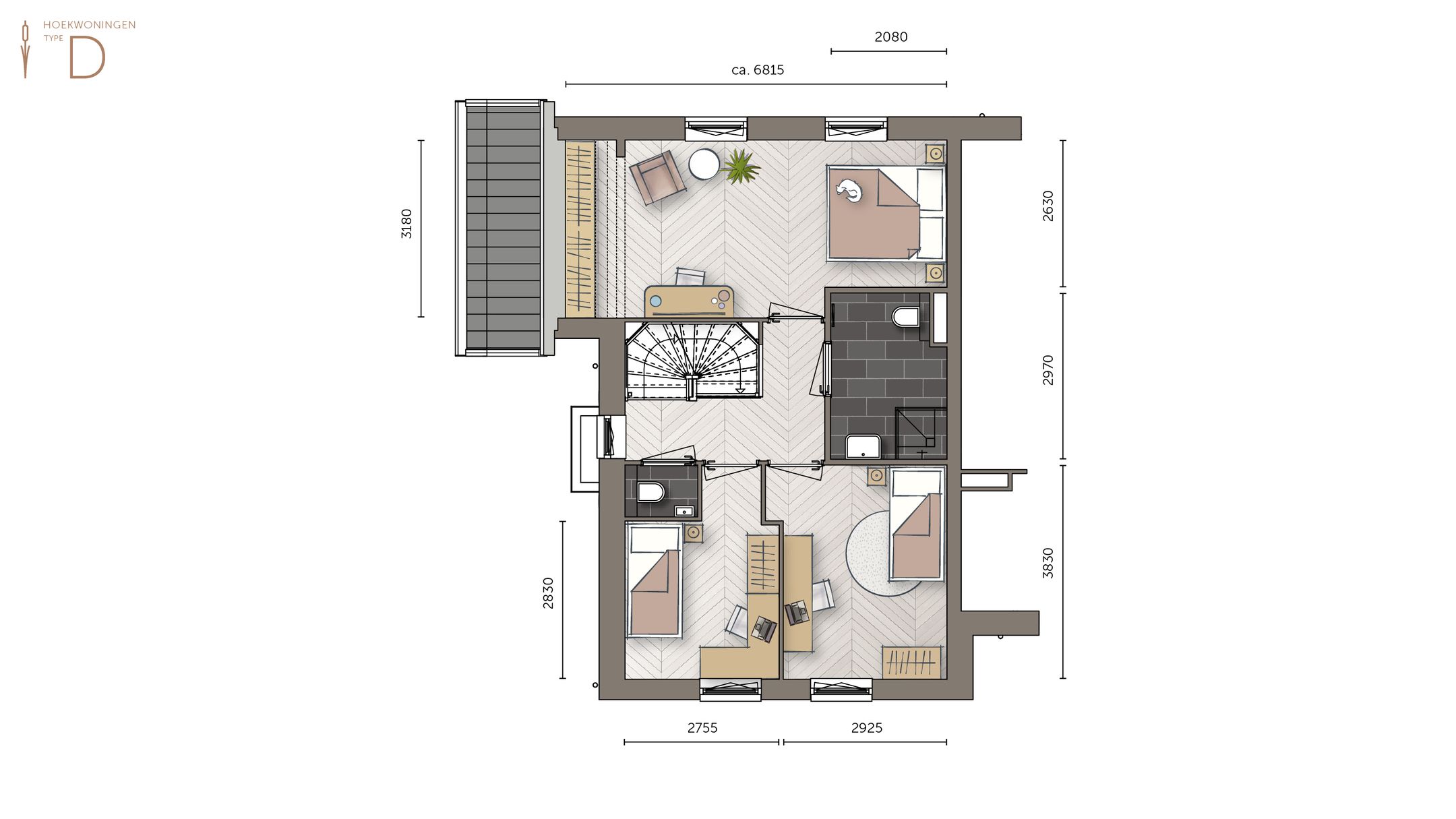 Photo 3 of Hoekwoning type 2 (Bouwnr. 4)