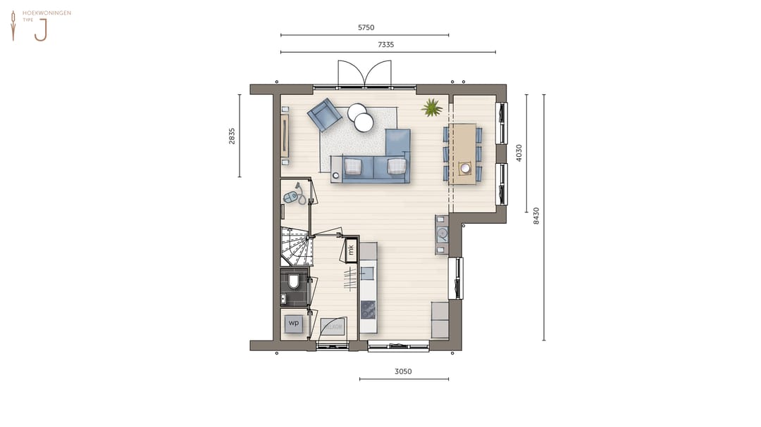 Foto 2 van Hoekwoning type 1 (Bouwnr. 25)