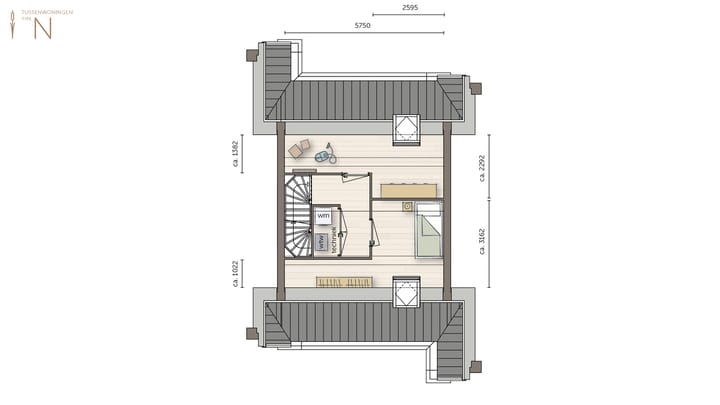 Foto 4 van Tussenwoning (Bouwnr. 39)