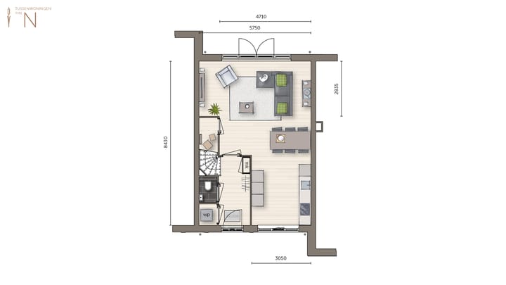 Foto 2 van Tussenwoning (Bouwnr. 39)