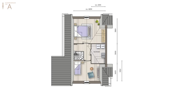 Foto 4 van Hoekwoning type 2 (Bouwnr. 1)