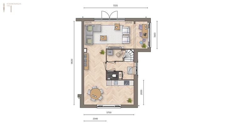 Foto 2 van Hoekwoning type 2 (Bouwnr. 19)