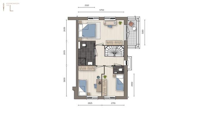 Foto 3 van Hoekwoning type 2 (Bouwnr. 34)