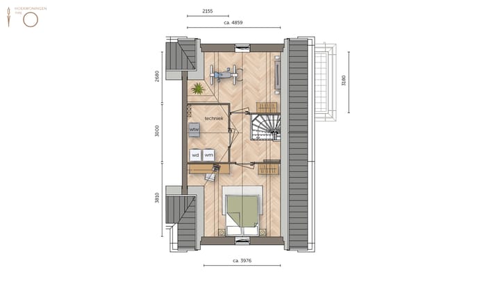 Foto 4 van Hoekwoning type 2 (Bouwnr. 40)