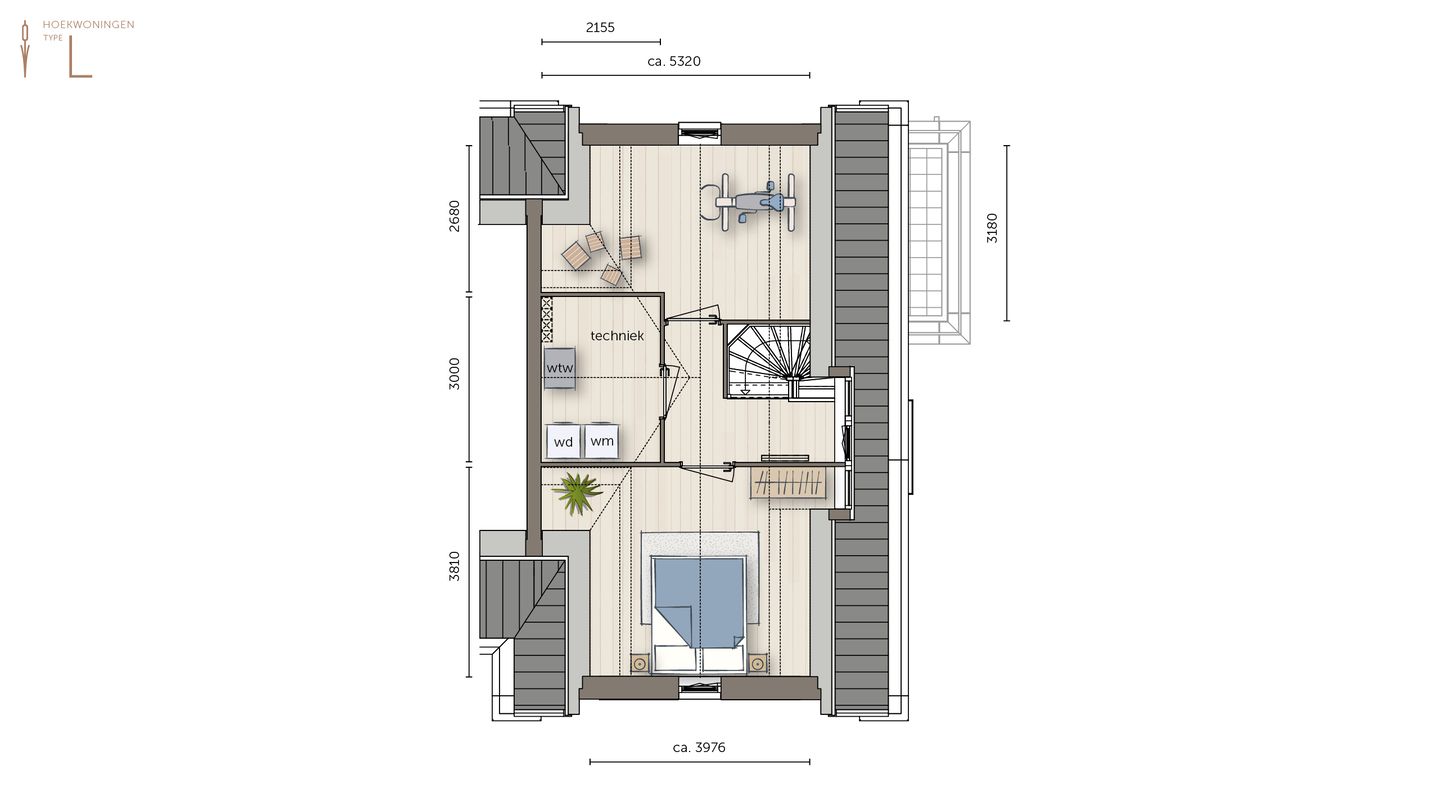 Photo 4 of Hoekwoning type 2 (Bouwnr. 34)