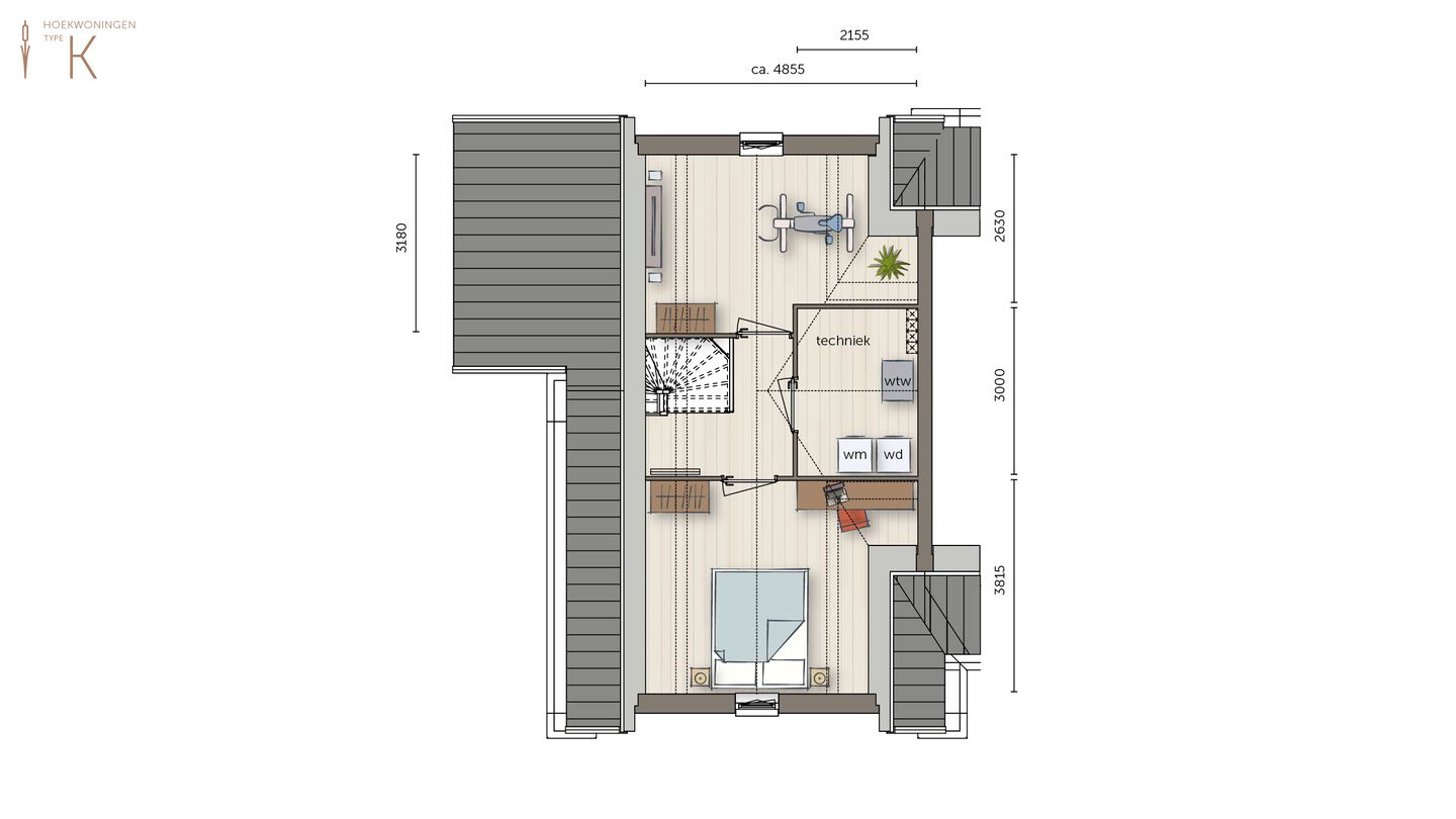 Foto 4 van Hoekwoning type 2 (Bouwnr. 20)