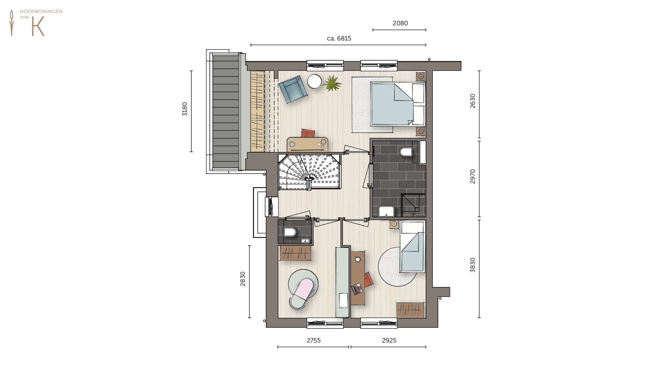 Foto 3 van Hoekwoning type 2 (Bouwnr. 29)