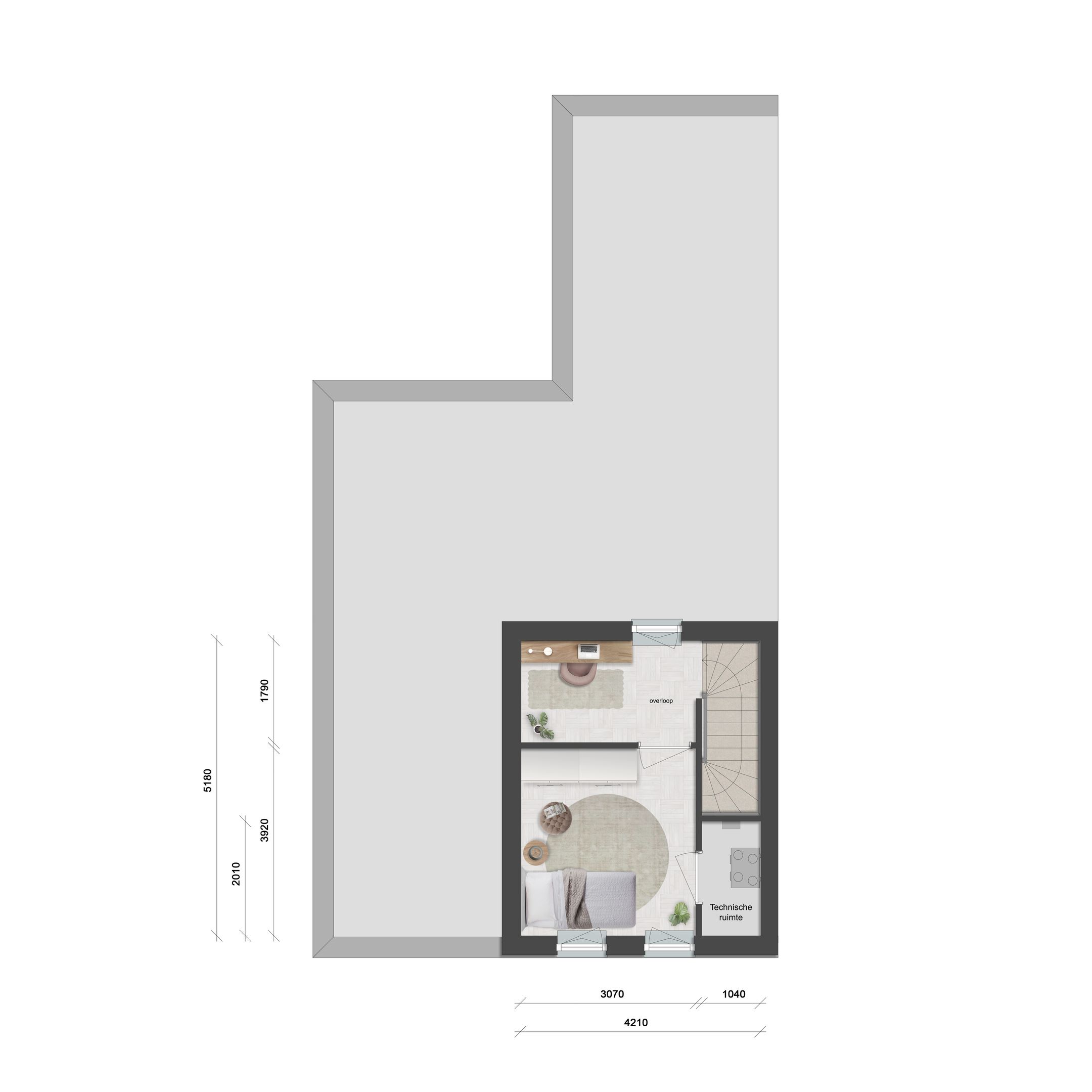 Foto 12 van De Kroon Woningtype A (Bouwnr. 1)