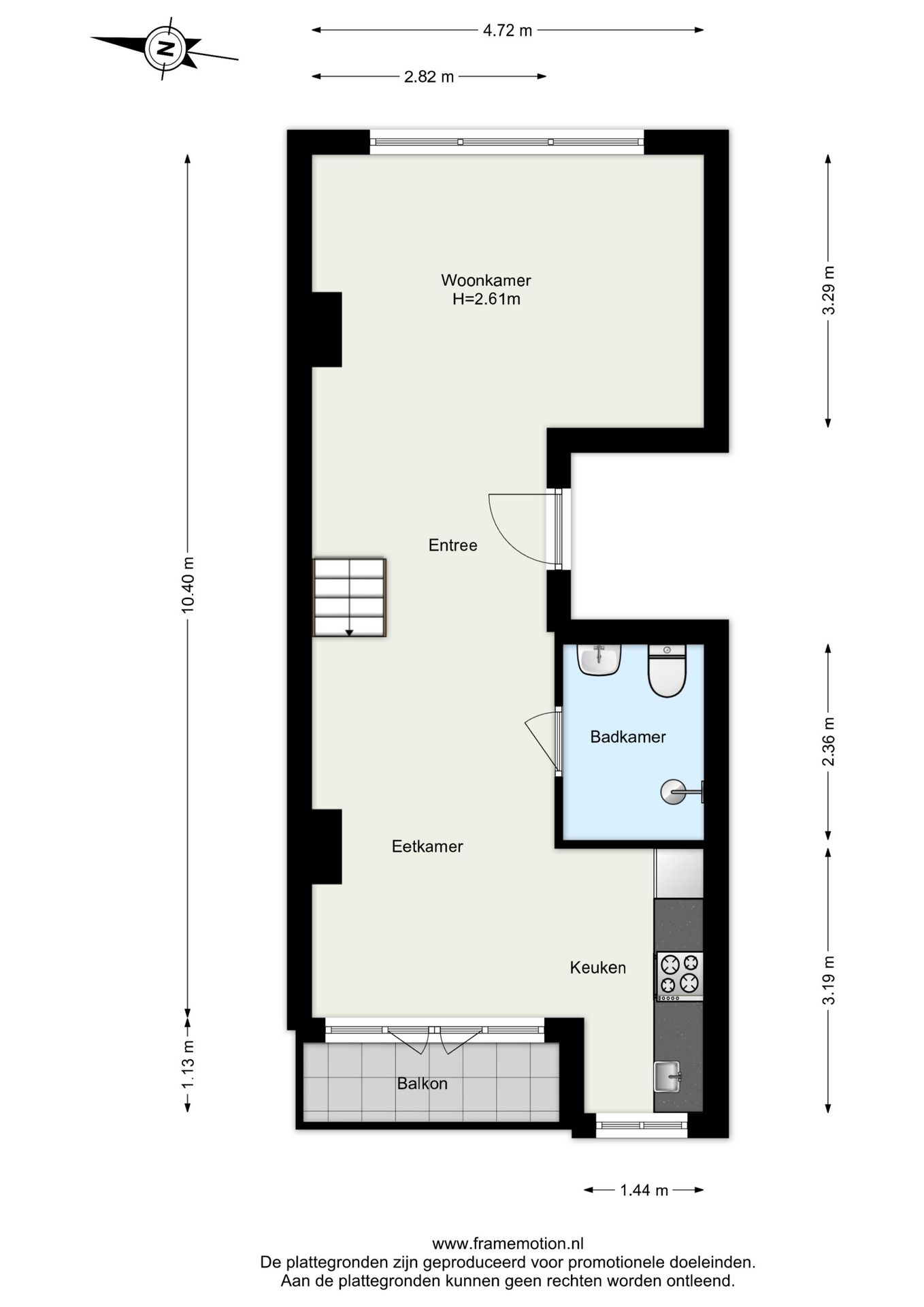 Foto 35 van Borgesiusstraat 63-B02