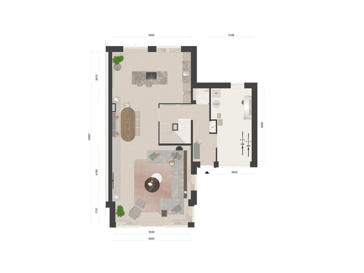 Foto 5 van Twee-onder-een-kap woning (Bouwnr. 2)