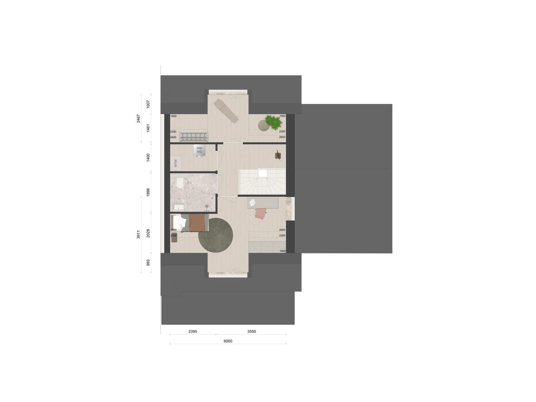 Foto 7 van Twee-onder-een-kap woning (Bouwnr. 2)