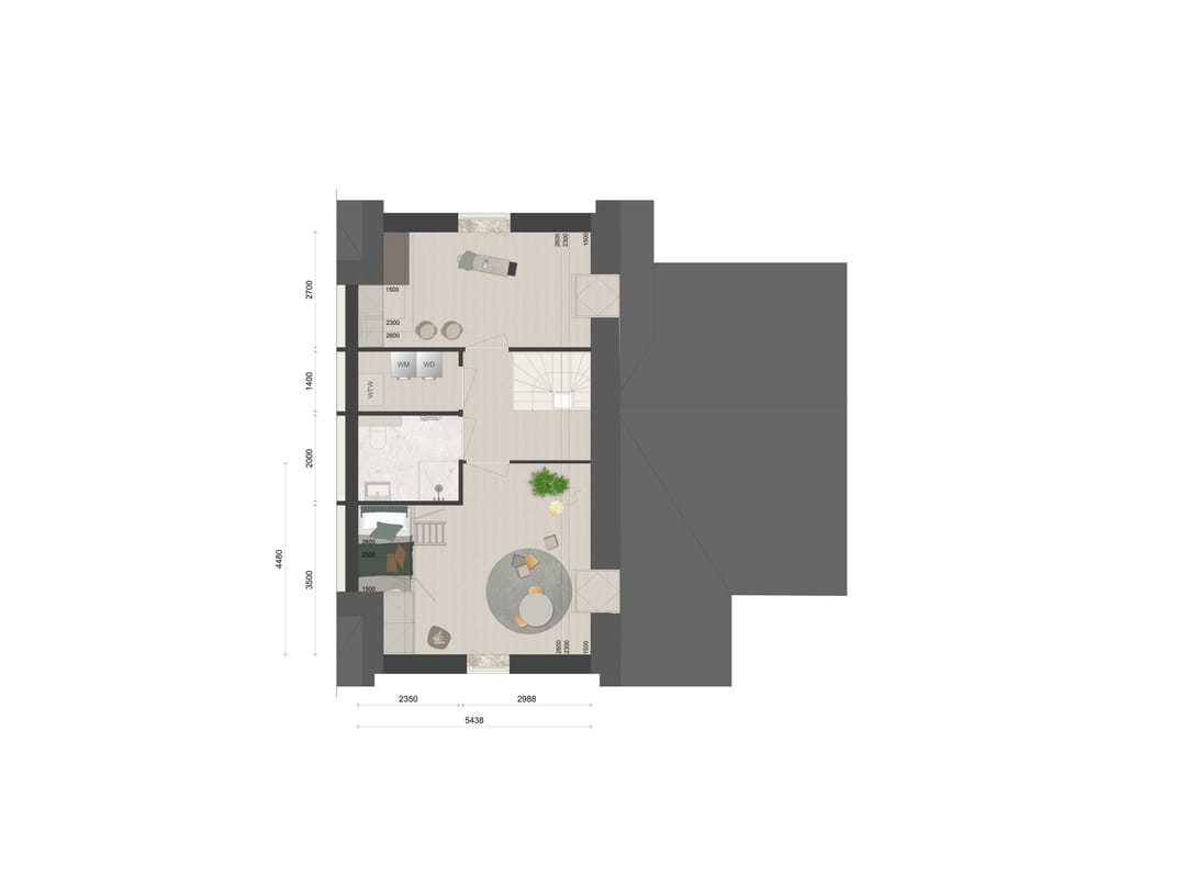 Foto 7 van Twee-onder-een-kap woning (Bouwnr. 13)
