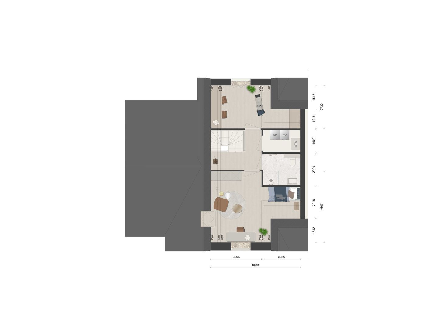 Foto 4 van Twee-onder-een-kap woning (Bouwnr. 3)