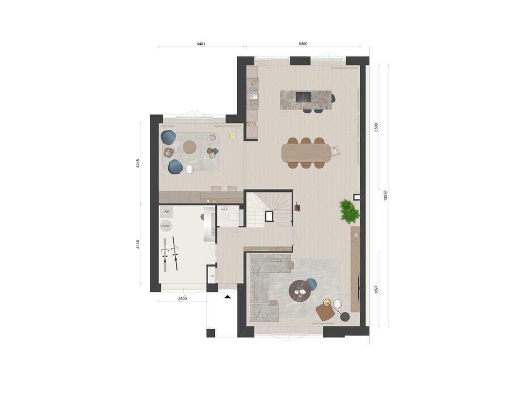 Foto 2 van Twee-onder-een-kap woning (Bouwnr. 14)