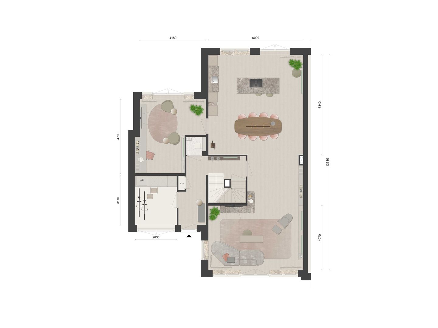 Foto 5 van Twee-onder-een-kap woning (Bouwnr. 6)
