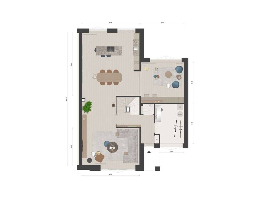 Foto 2 van Twee-onder-een-kap woning (Bouwnr. 4)