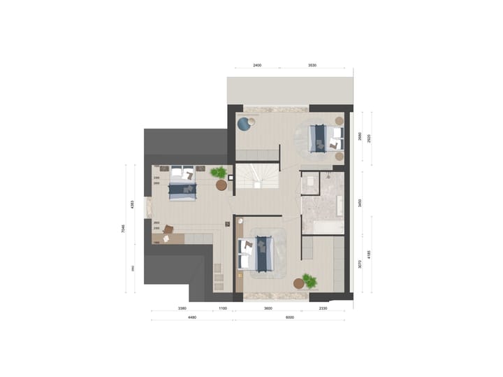Foto 3 van Twee-onder-een-kap woning (Bouwnr. 3)