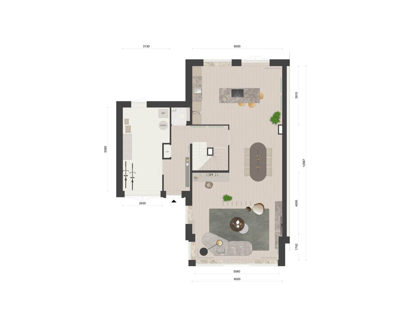 Foto 5 van Twee-onder-een-kap woning (Bouwnr. 12)