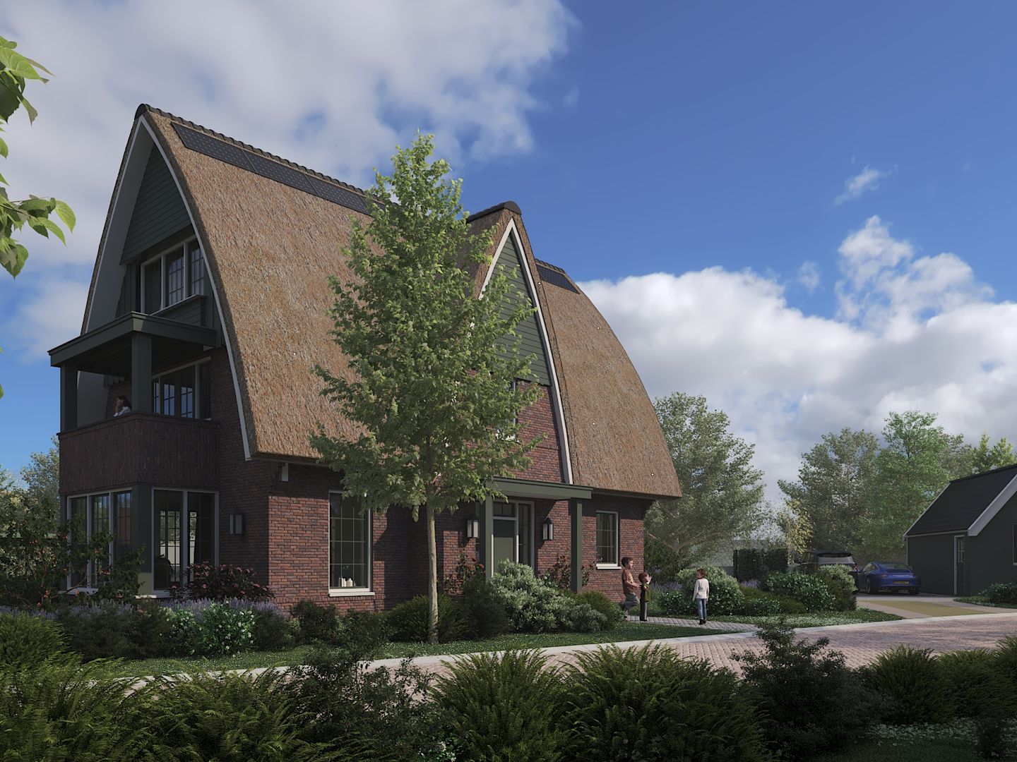 Foto 1 van Exclusief vrijstaande woning (Bouwnr. 16)