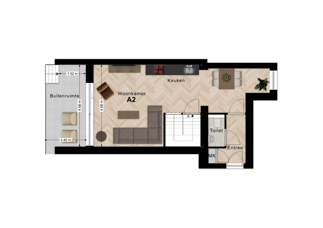 Foto 7 van Studio's (Bouwnr. A2)