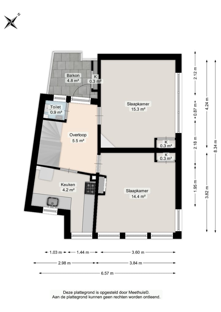 Appartement te koop: Korreweg 188A, Groningen