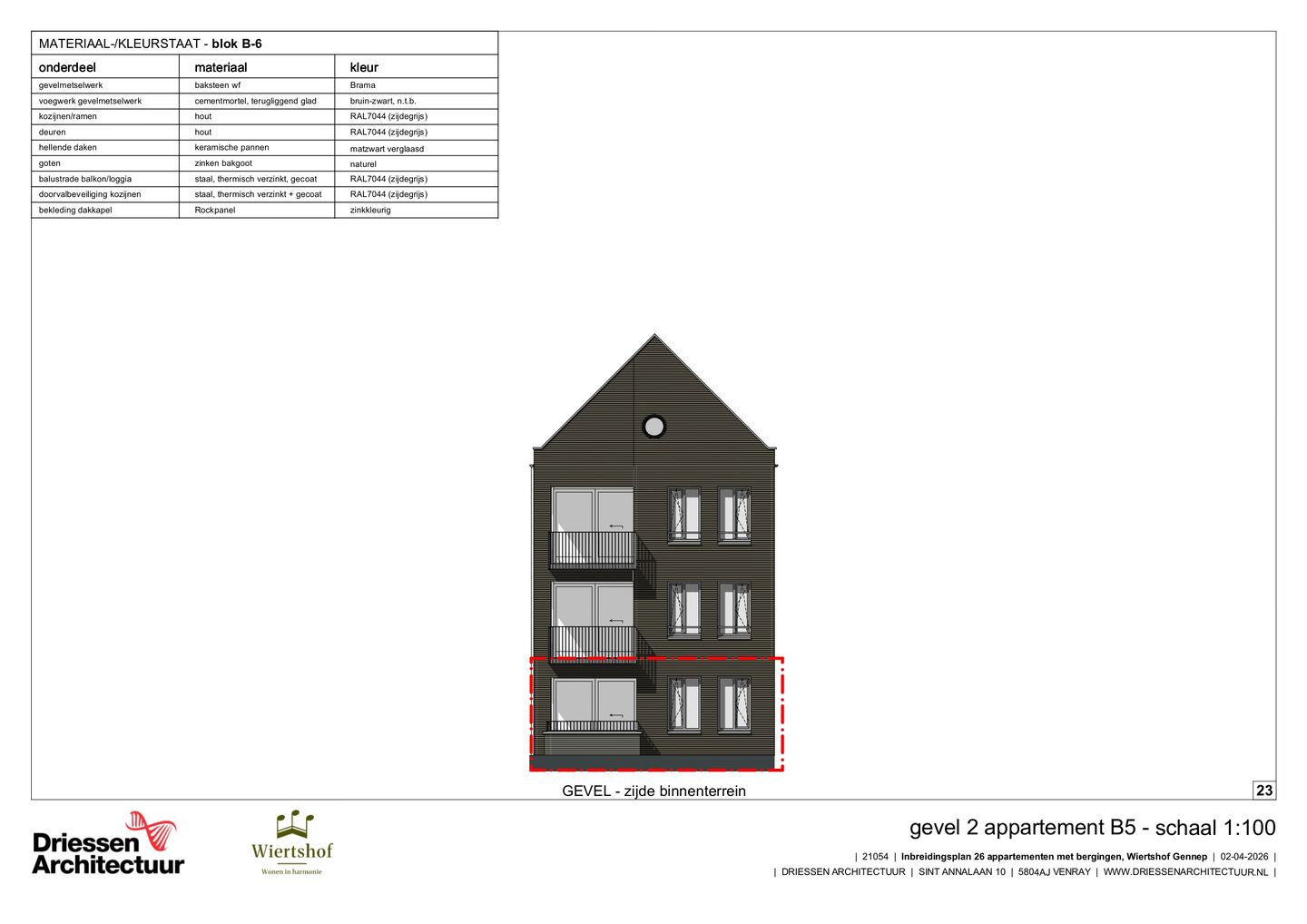 Foto 5 van Wiertshof 2 (Bouwnr. B5)