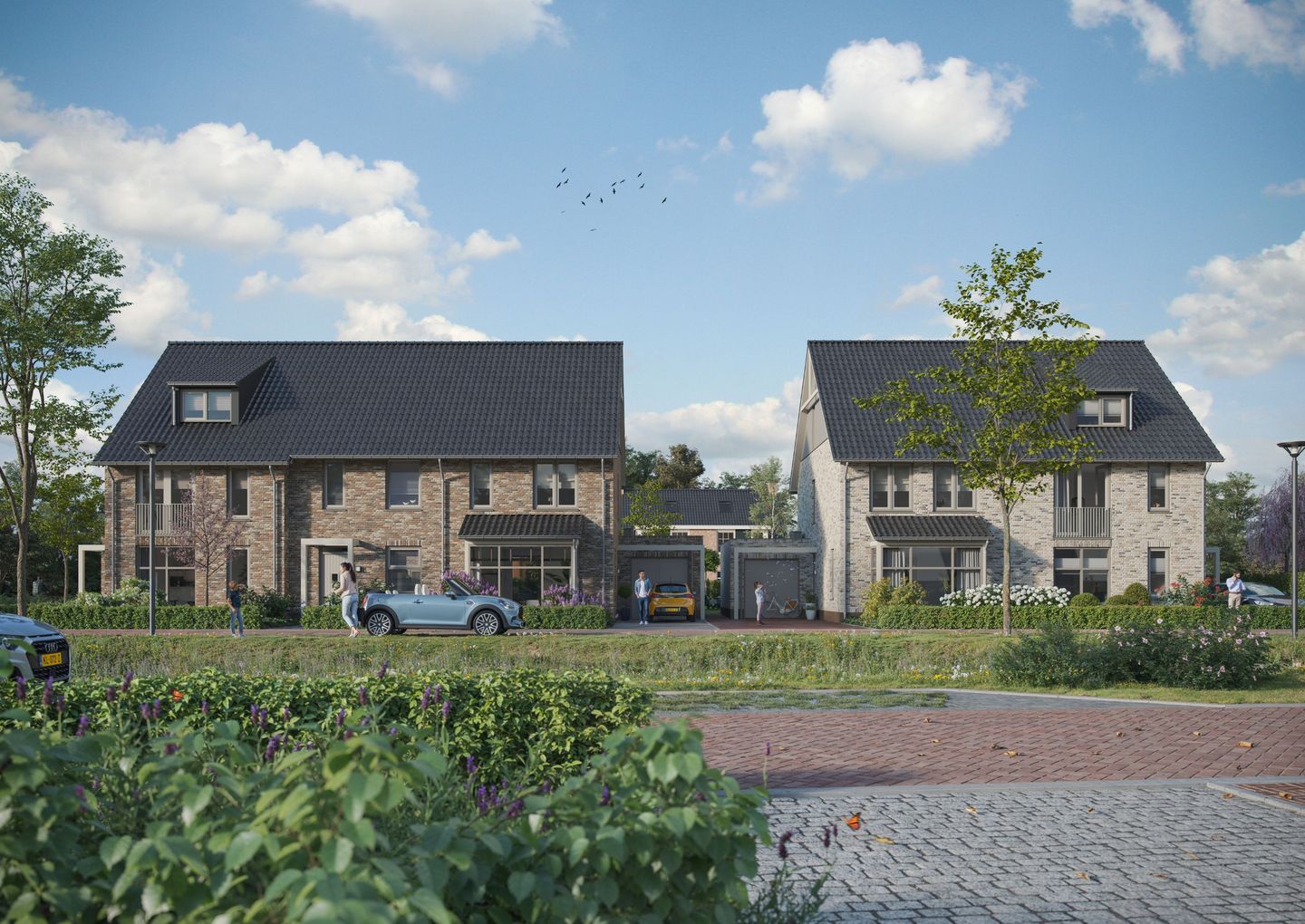 Foto 1 van Drie-onder-één-kapwoningen | Type O (Bouwnr. 100)