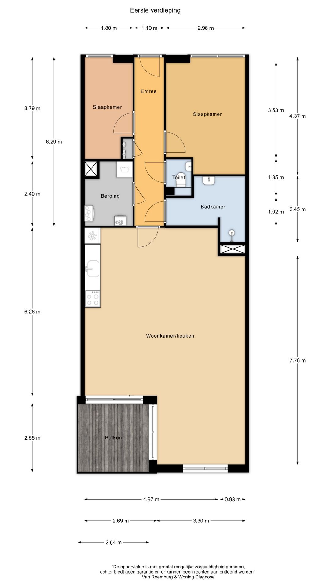 Photo 7 of 3-kamer appartement (Bouwnr. A25 groot)
