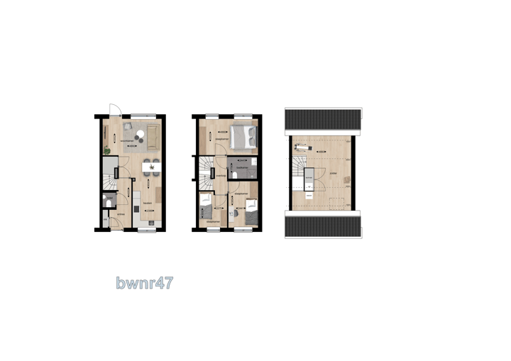 Foto 2 van Hoekwoning Type 3 (Bouwnr. - 47)