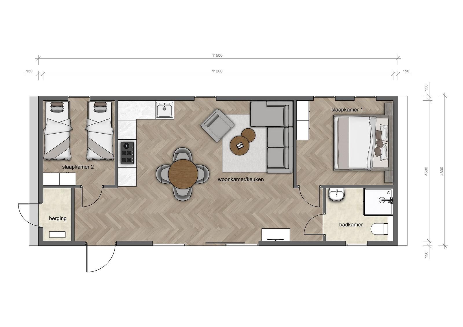 2-bedroom freehold villa in Wekerom — photo 5 of 5