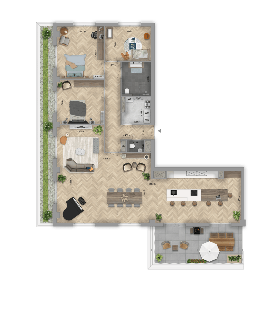Photo 7 of B1-17 | Penthouse | K | Dorus | Brabantia (Bouwnr. 17)