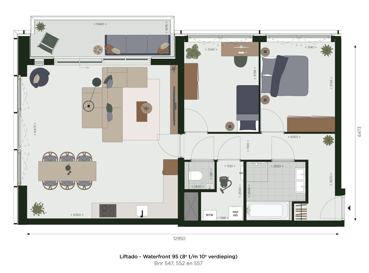 Foto 74 van Cortado Waterfront 95-100 (Bouwnr. 500*)